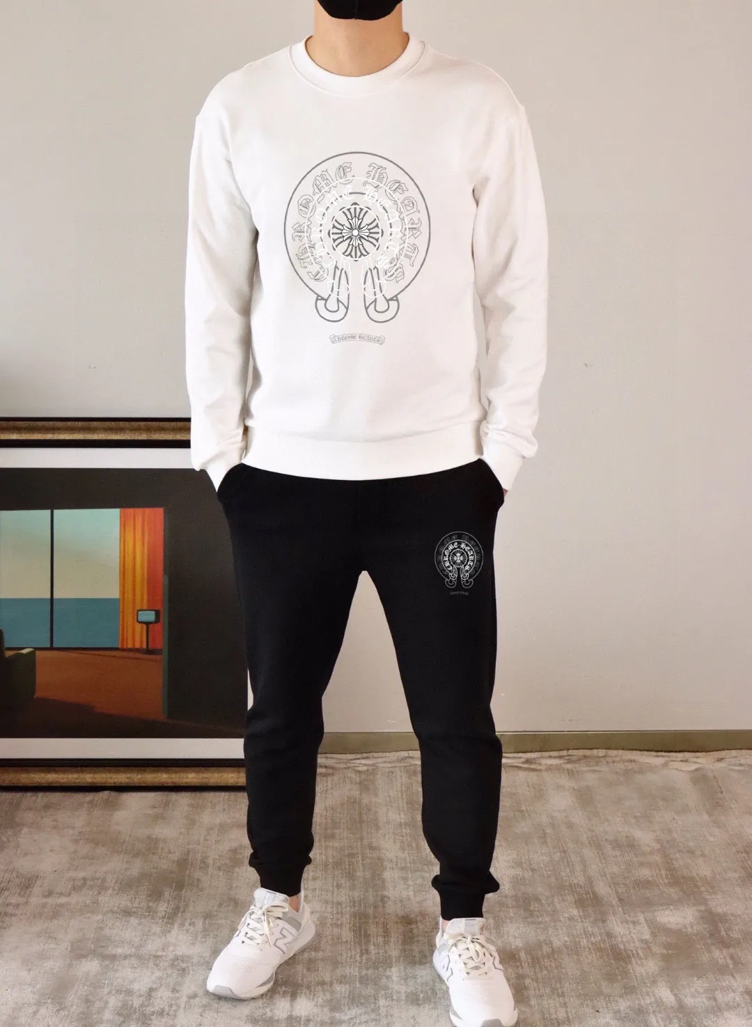 🅿️380 【ChampionHearts】(Fat Man Gospel) hot-selling suit is coming. Focus on the original version of the official website. 2025 new hot-selling sweatshirt suit. The original order is the best. 🇭🇰The meticulous work of top designers. It has a fitting and perfect upper body effect. 100% natural high-quality Roman cotton, close-fitting comfort, noble and elegant! Original hardware embodies elegance and nobility! Counter size: M-5XL (maximum wear up to 220 pounds)